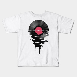 Vinyl Sunset Kids T-Shirt